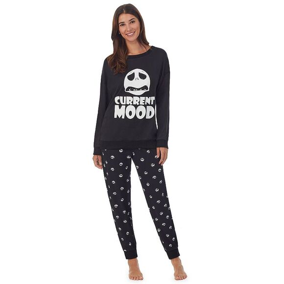 the Nightmare Before Christmas Long Sleeve Pajama Top & Banded Bottom XS NWT - Picture 1 of 3